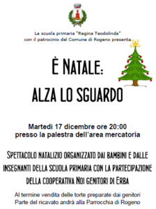 Locandina festa di Natale Rogeno 2019